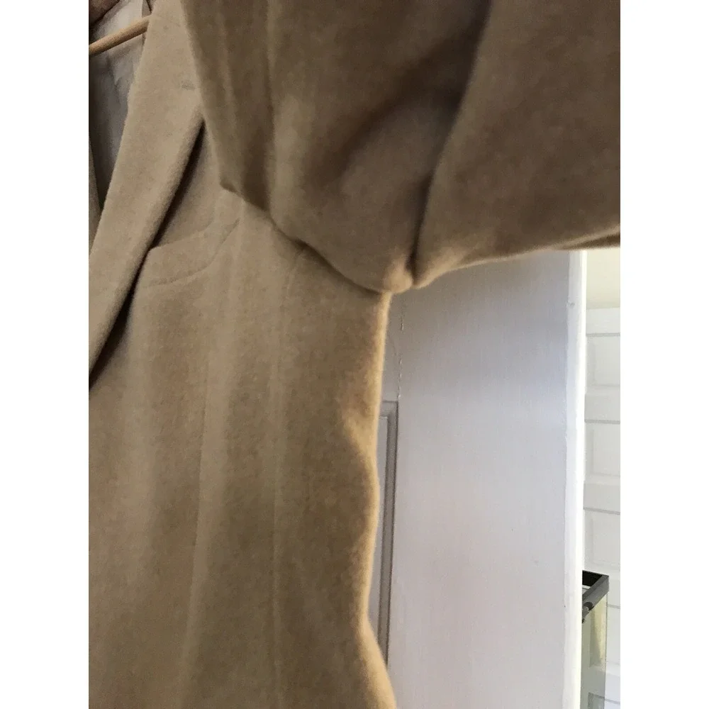 Mens Tan Camel Hair Blazer Jos A Bank Sports Coat Jacket Size 44S